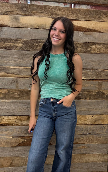 The Remember Kelly Green Tank Top