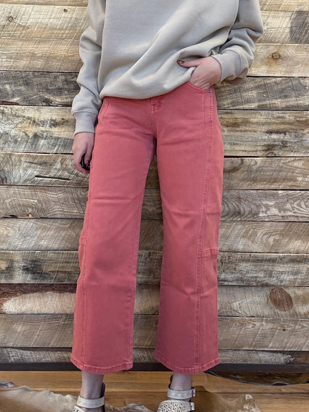 The Bristol Brick High Rise Wide Barrel Jean