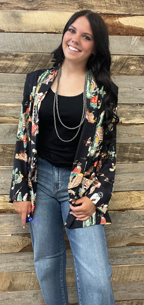 The Wagon Black Blazer