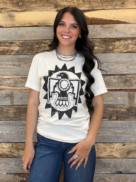 The Thunderbird Cream Tee
