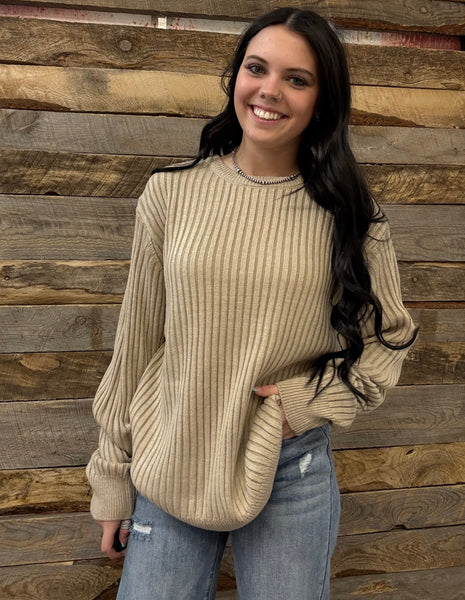 The New Way Light Mocha Sweater