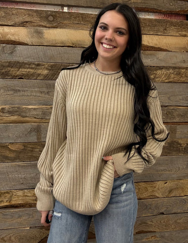 The New Way Light Mocha Sweater