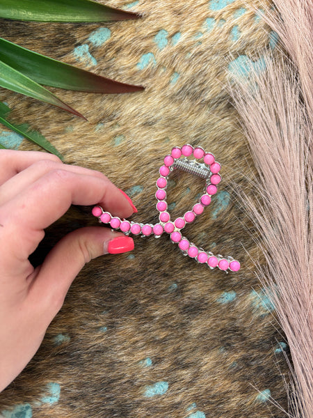 The Hot Pink Mini Claw Clip