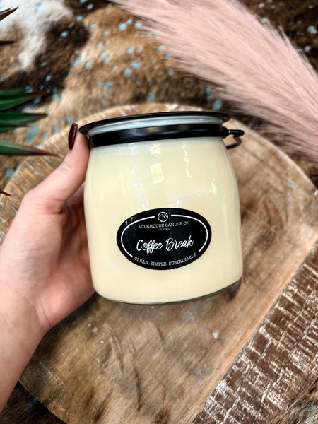 The Coffee Break Butter Jar Milkhouse Candle