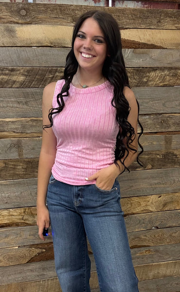 The Remember This Candy Pink Tank Top