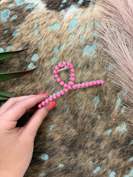 The Hot Pink Claw Clip