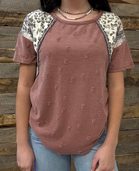 The Can't Wait For The Day Marsala Top