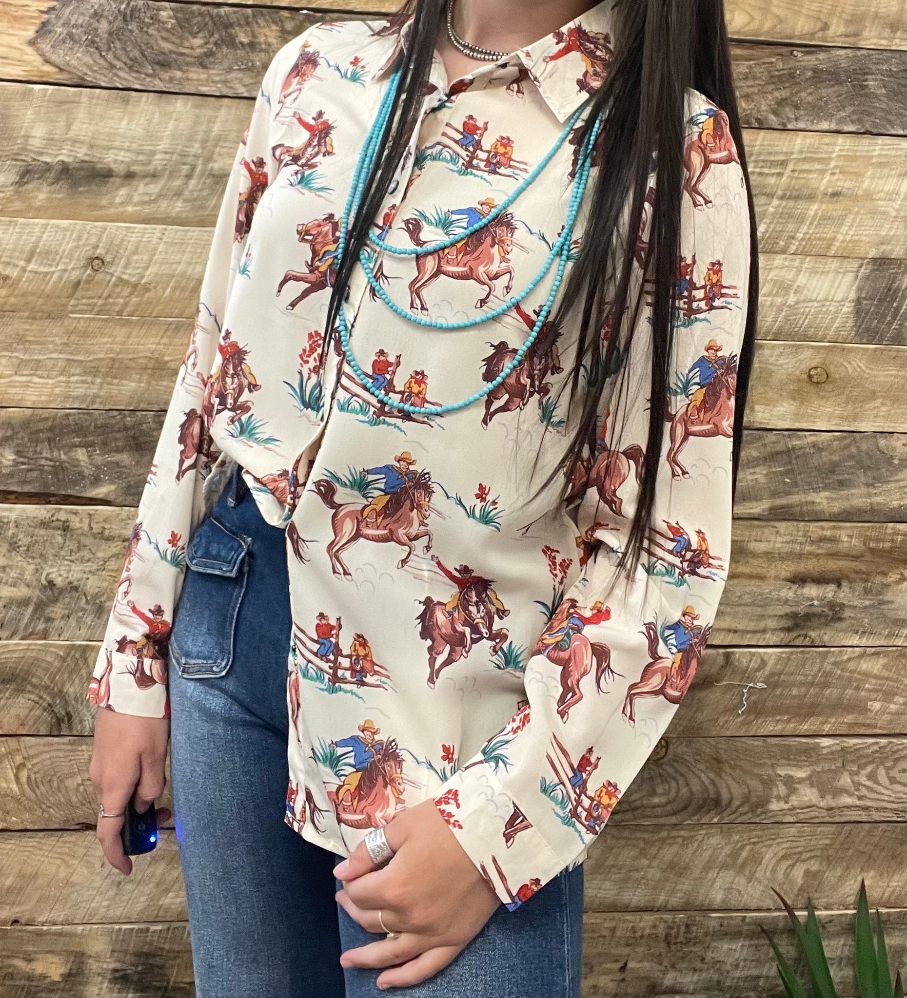 The Come On Cowboy Top Cardigan