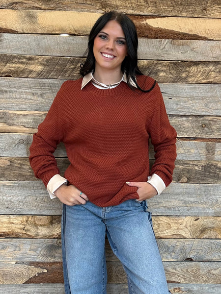 The I Went Rust Sweater