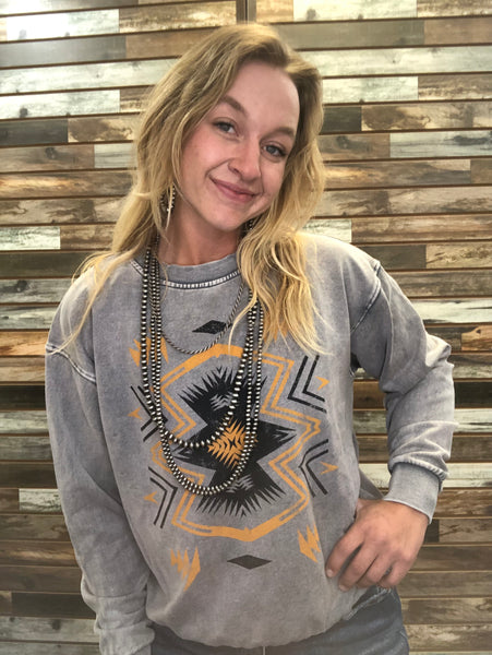 The Aztec Sands Dark Grey Sweatshirt