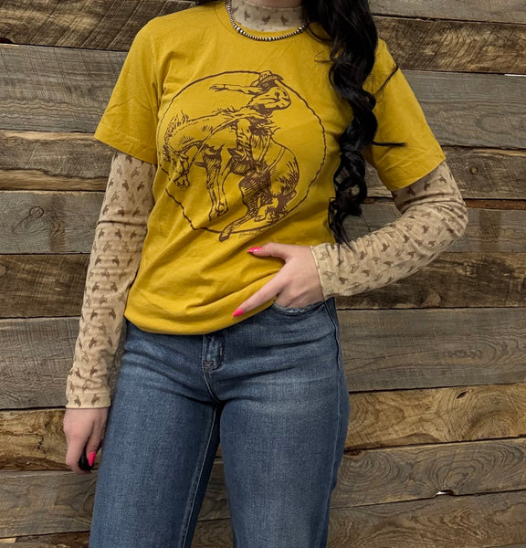 The Mustard Ride It Cowboy Tee