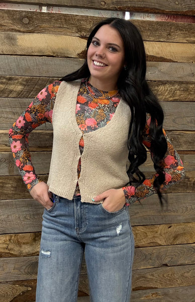 The Simple Stance Sand Beige Vest