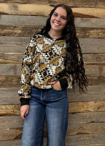 The Aztec Zip Sweatshirt
