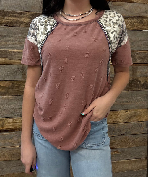 The Can't Wait For The Day Marsala Top