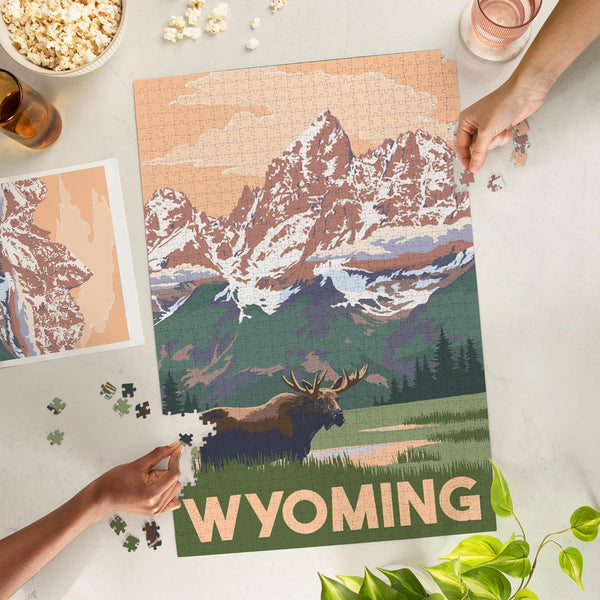 The Wyoming Moose and Mountains Puzzle