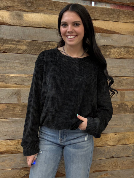 The Best Move Black Sweater
