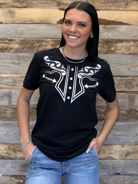 The Tux Black Tee