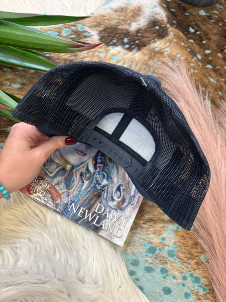 The Turquoise Concho Navy Cap