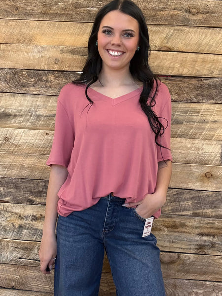 The Better One Dusty Rose Top