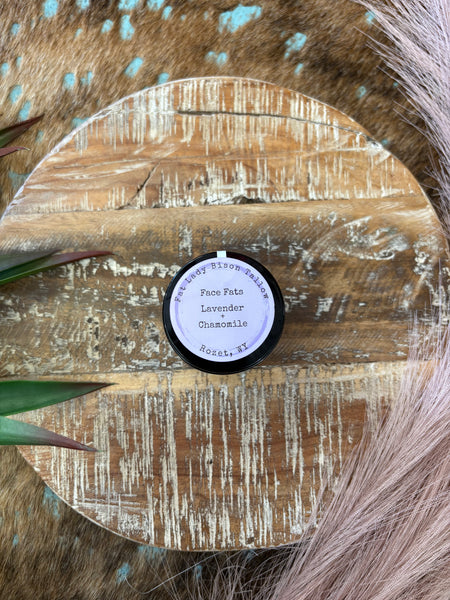 Small Lavender & Chamomile Face Fats Premium Whipped Bison Tallow