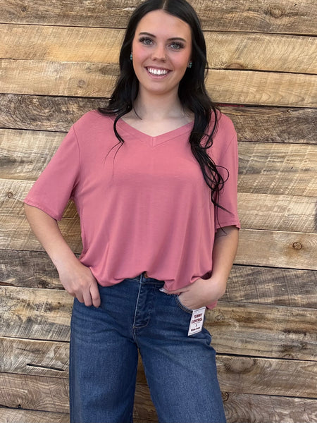 The Better One Dusty Rose Top