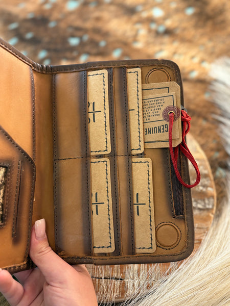 The Western Skies Magnetic Wallet