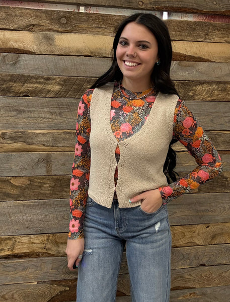 The Petal Punch Mesh Top