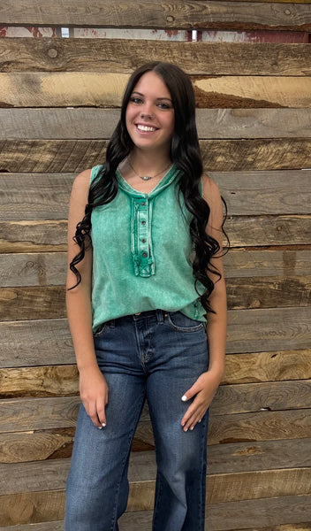 The Best Start Kelly Green Tank Top