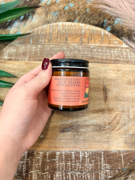 Frankincense and Wild Orange Premium Body Blend Whipped Bison Tallow