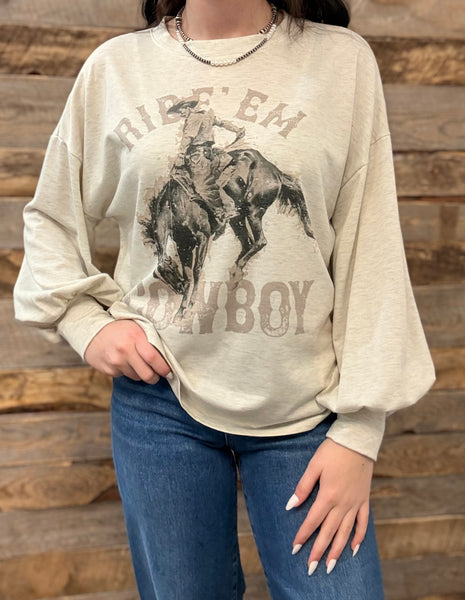 The Ride Em' Cowboy Vintage Sweatshirt