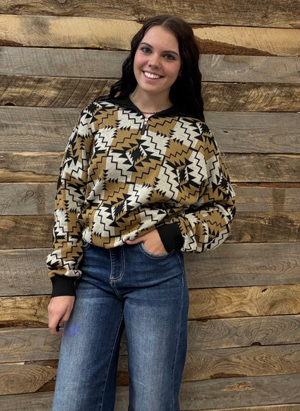 The Aztec Zip Sweatshirt