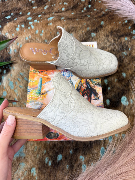 The Right Start Cream Bootie Shoes