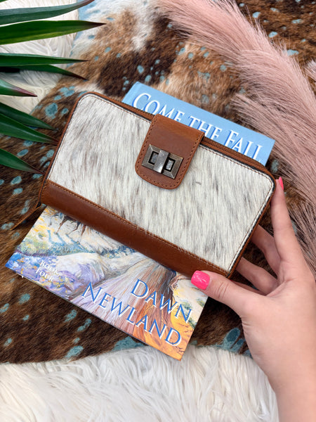 The Perfect Way Cowhide Clasp Wallet