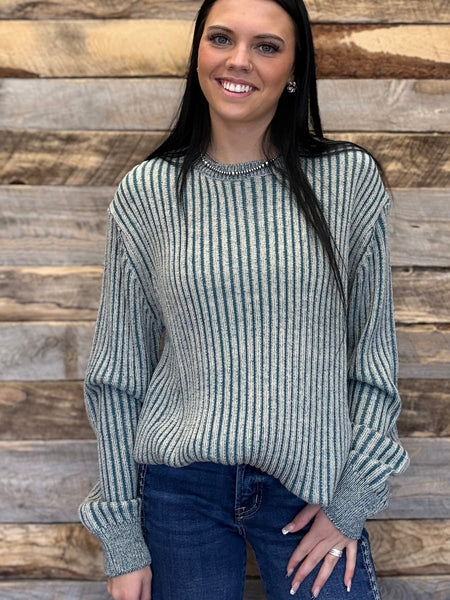 The New Way Teal Sweater