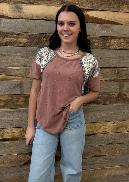 The Can't Wait For The Day Marsala Top