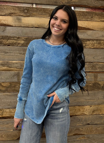 The Start This Way Blue Top