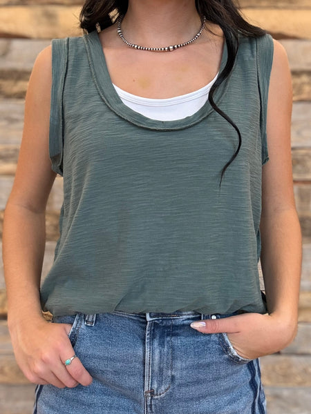 The New Way Ash Jade Tank Top
