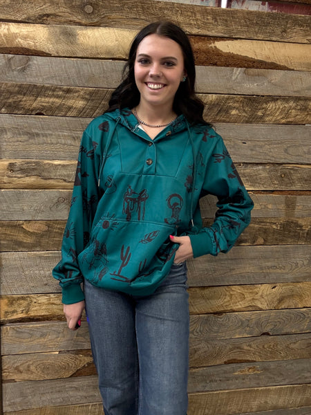 The Western Desert Hooded Sweatshirt
