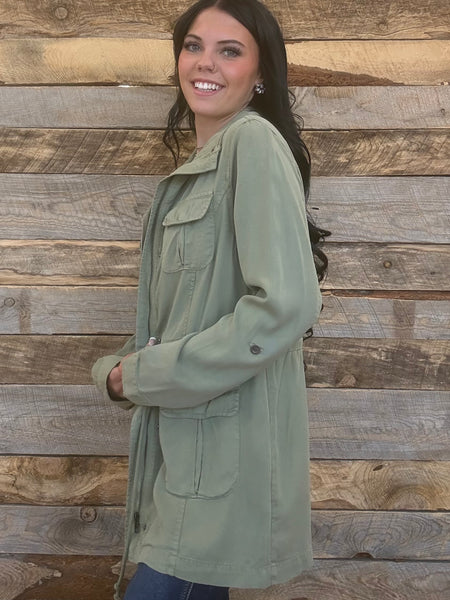 The Watch Out Sage Jacket