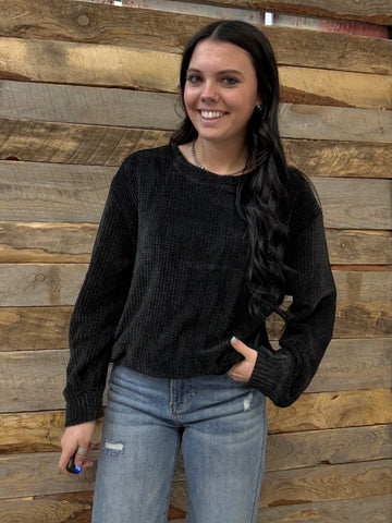 The Best Move Black Sweater