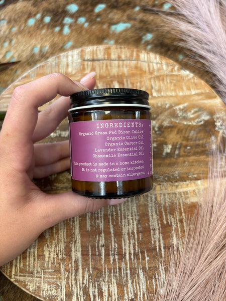 Lavender and Camillo Premium Body Blend Whipped Bison Tallow