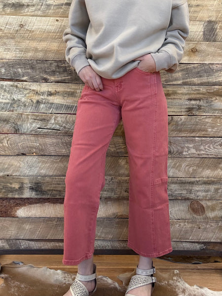 The Bristol Brick High Rise Wide Barrel Jean