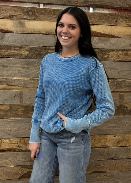 The Start This Way Blue Top