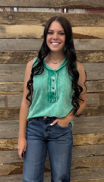 The Best Start Kelly Green Tank Top