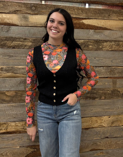 The Simple End Black Vest