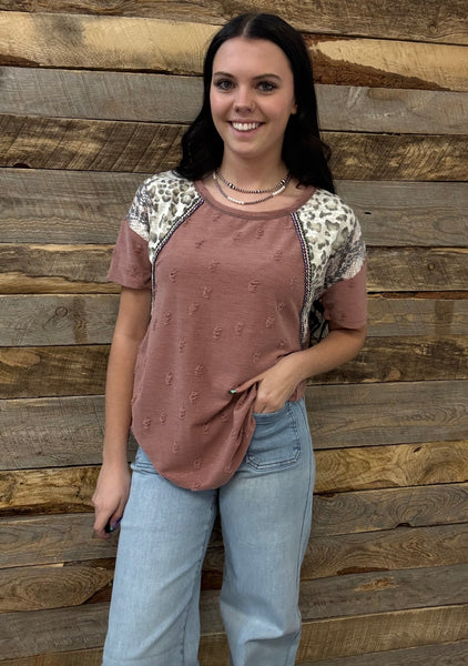 The Can't Wait For The Day Marsala Top