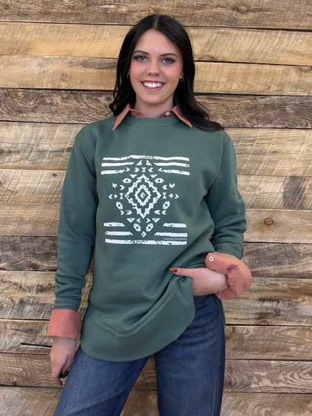 The Aztec Basil Perfect Cut Sweatshirt