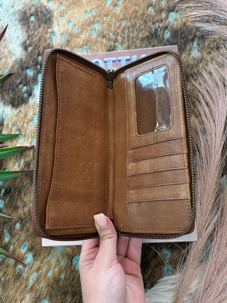 The Here And Now Brown Wallet