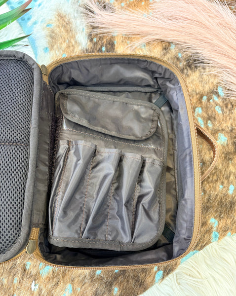 The Take It Flaxen Roan Makeup Organizer