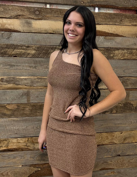 The Perfect Day Out Gold Dress